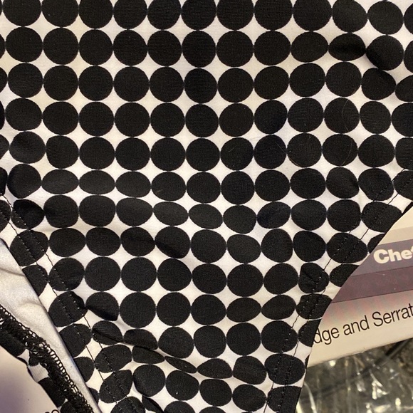 New Hot Water Separates swim suit bottoms. Size XL Black and white polka dots. - Picture 3 of 9